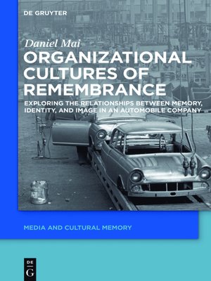cover image of Organizational Cultures of Remembrance